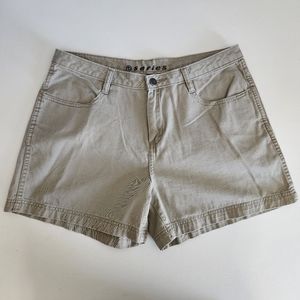 North Face A5 Series Vintage Y2K Khaki Tan High Rise Shorts Women's 12 Gorpcore.